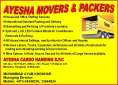 Ayesha Movers/Professional Movers&Packrs Bahrain& Sudia Arab(KSA) الجفير البحرين