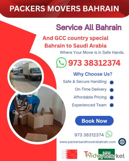 Packers And Movers Bahrain Services All Over Bahrain الرفاع البحرين
